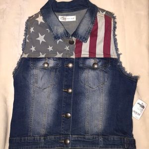 Karma Blue Denim Vest